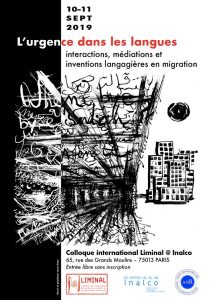 L’urgence dans les langues : Interactions, médiations et interventions langagières en migration @ Inalco