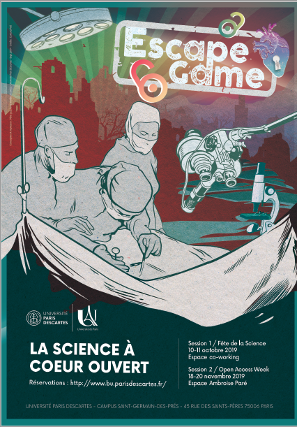 10-11/10/19 | Escape game “Science à cœur ouvert”