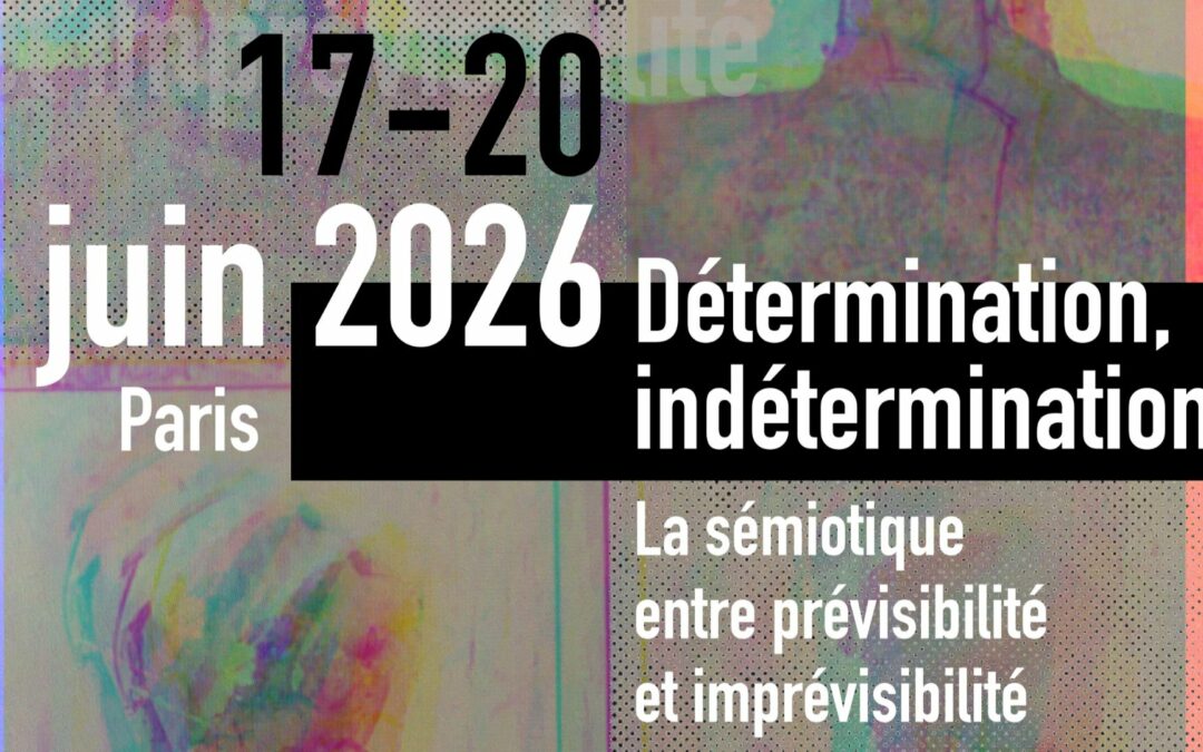 Congrès de l’Association Française de Sémiotique à Paris Cité : 17-20 juin 2026