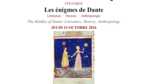 Colloque - Les énigmes de Dante @ UFR SHS - Salle Margaret Maruani (salle des thèses)